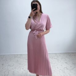 Tuhmroosa siidjas kleit