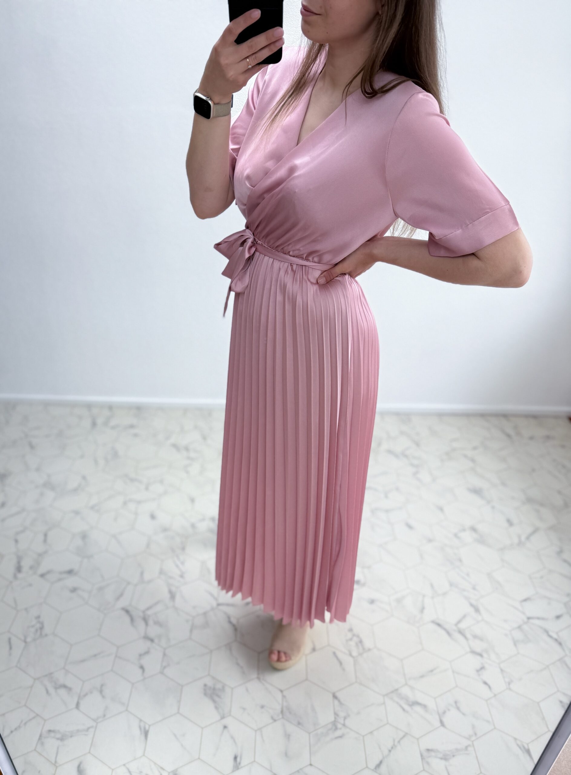 Tuhmroosa siidjas kleit - Image 4