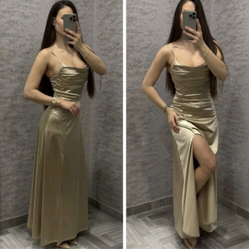 Lõhikuga maksikleit